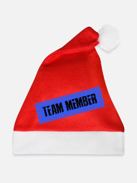 Team Mitglied - Weihnachtsmütze - Rot