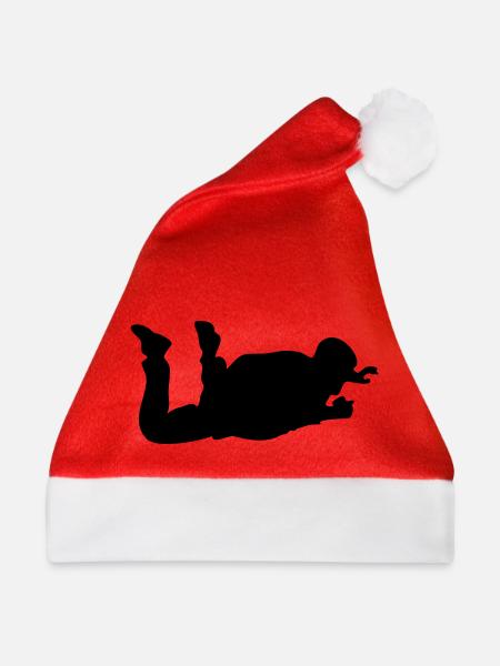 Skydiver - Weihnachtsmütze - Rot