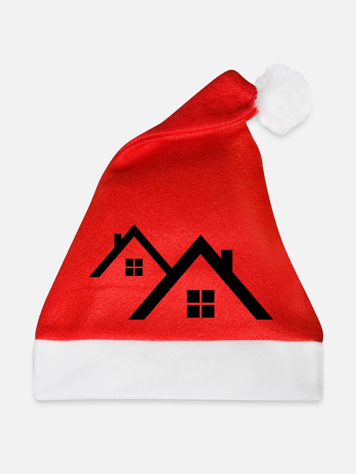 Dach - Weihnachtsmütze - Rot - Vorne