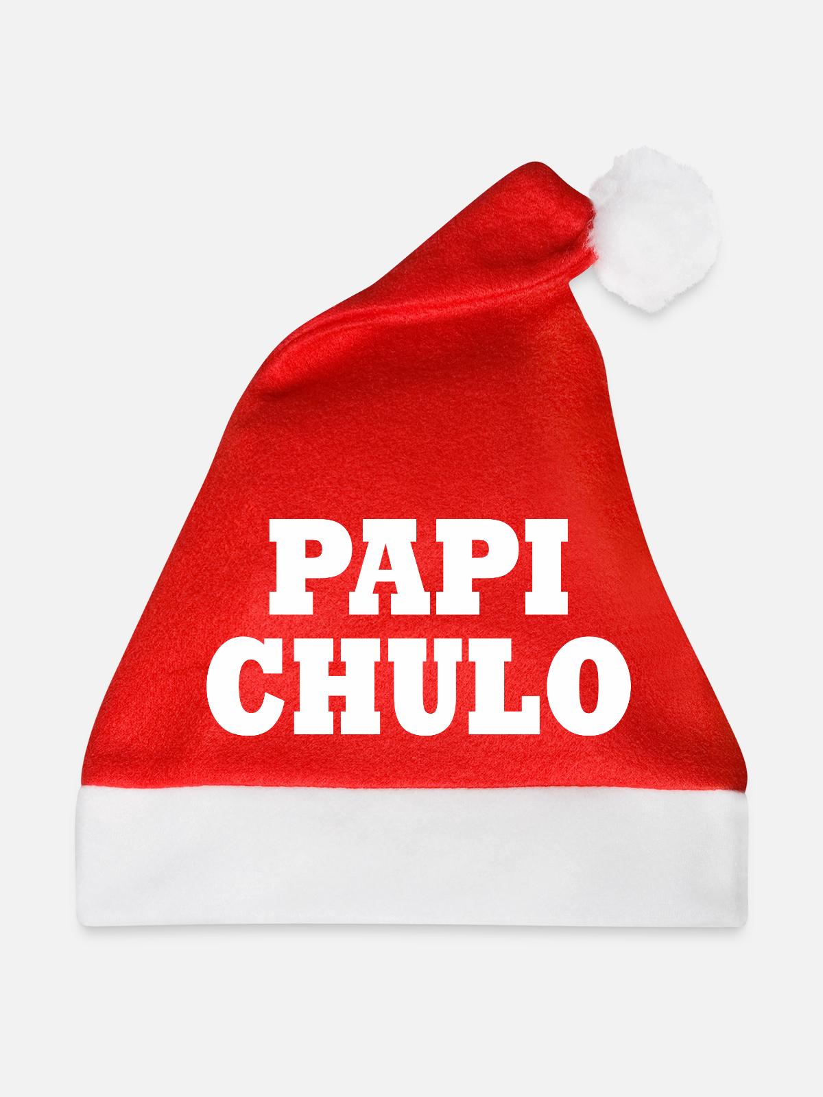 Papi chulo - Weihnachtsmütze - Rot - Vorne