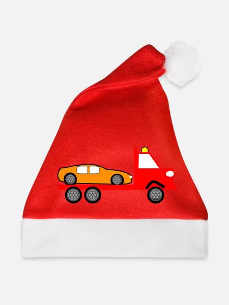 Truck - Weihnachtsmütze - Rot