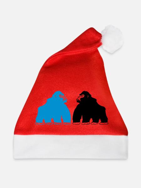 gorillas_02 - Weihnachtsmütze - Rot