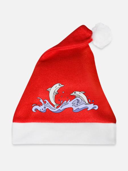 Delphine - Weihnachtsmütze - Rot
