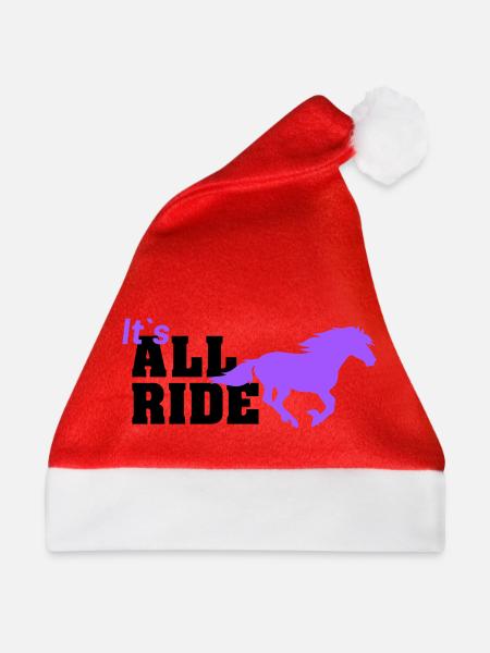 all ride - Weihnachtsmütze - Rot