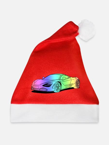 720s Coupe colourful - Weihnachtsmütze - Rot