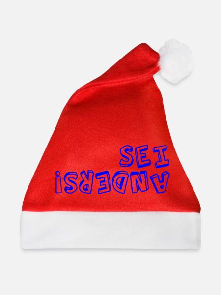 sei anders! - Weihnachtsmütze - Rot