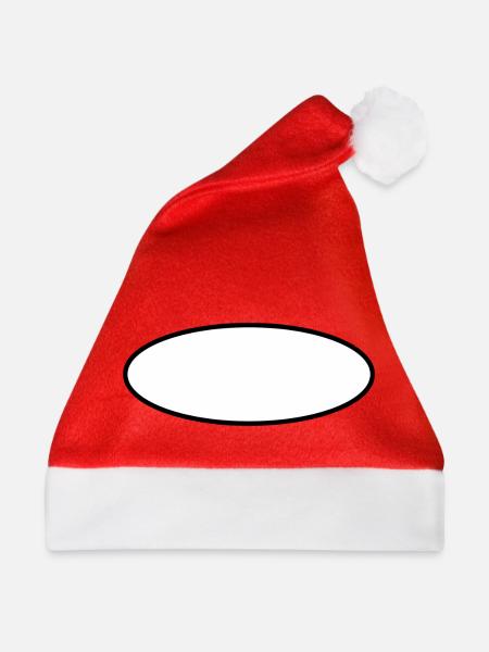 Hintergrund - Weihnachtsmütze - Rot - Vorne