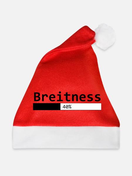 Breitness 40 - Weihnachtsmütze - Rot