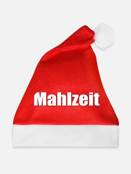 Mahlzeit - Weihnachtsmütze - Rot