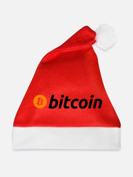 Bitcoin Trading Crypto Aktien - Weihnachtsmütze - Rot