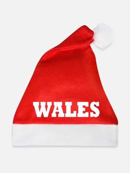 Wales - Weihnachtsmütze - Rot