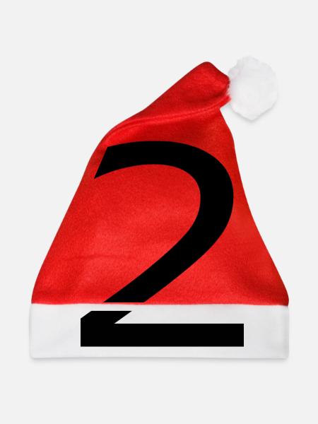 2 - Weihnachtsmütze - Rot