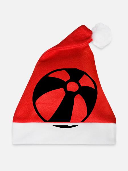 Wasserball,Sommer,Ballon,Spaß,Kreis,Tätigkeit,Pool - Weihnachtsmütze - Rot