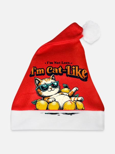 Ich bin katzenartig - Weihnachtsmütze - Rot