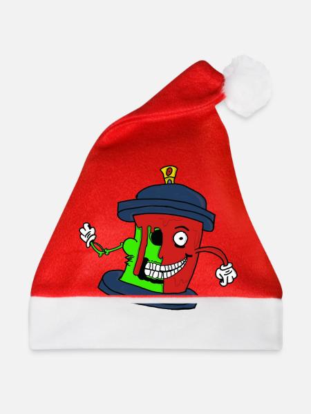 Crazy Spray - Weihnachtsmütze - Rot