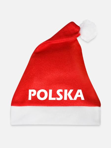 Polska - Weihnachtsmütze - Rot - Vorne