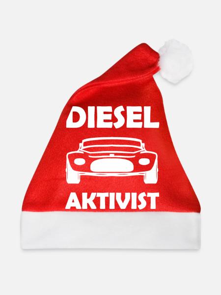 Der Diesel Aktivist - Weihnachtsmütze - Rot - Vorne