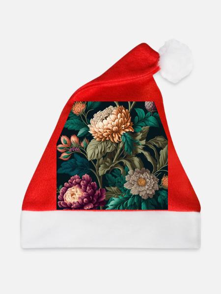 Floral Design 19 - Weihnachtsmütze - Rot