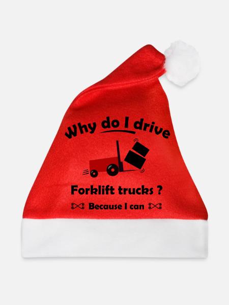 Gabelstapler Fahrer - Weihnachtsmütze - Rot