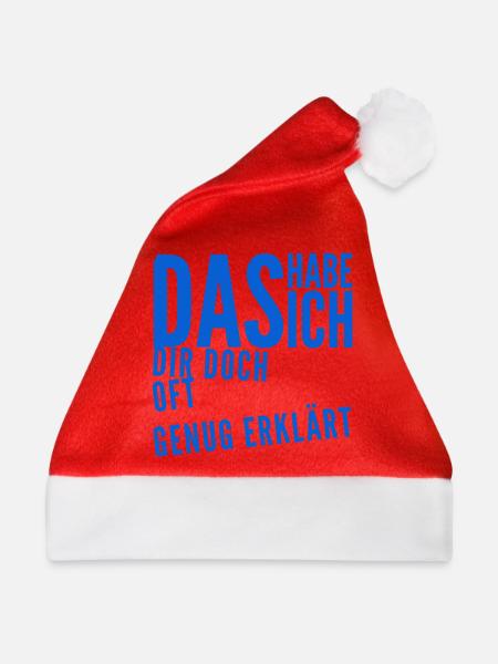 keine Lust mehr - Weihnachtsmütze - Rot