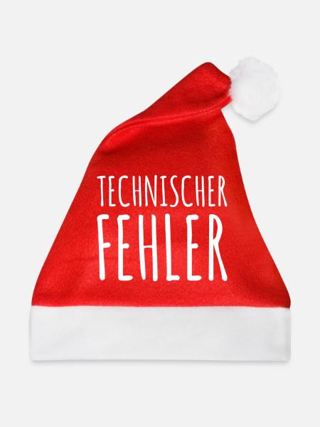 hier ist etwas kaputt - Weihnachtsmütze - Rot - Vorne
