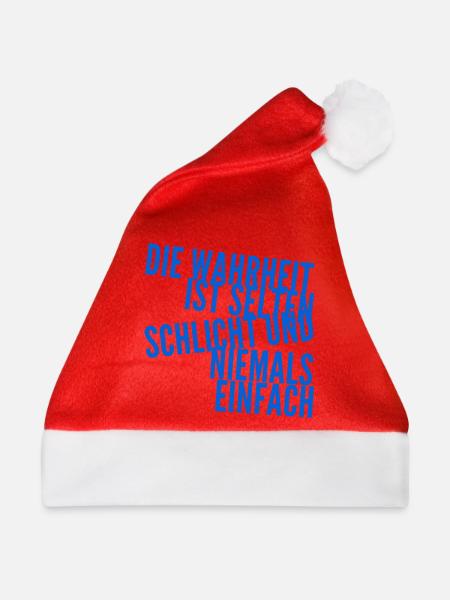 die Wahrheit ist komplex - Weihnachtsmütze - Rot