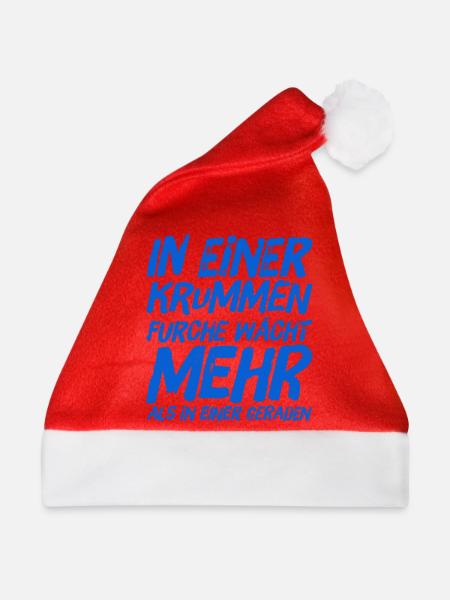 steh zu dir - Weihnachtsmütze - Rot