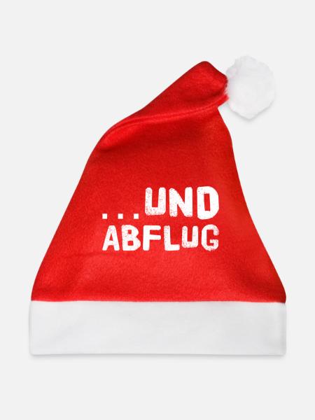 ab geht`s - Weihnachtsmütze - Rot