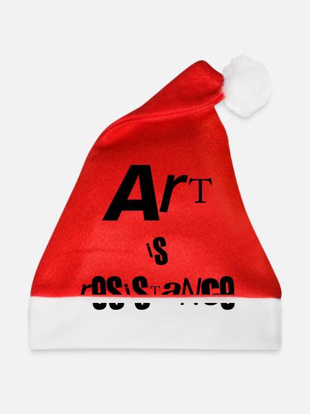 Kunst ist Widerstand - Weihnachtsmütze - Rot