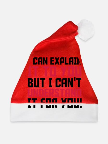 Explain - Weihnachtsmütze - Rot