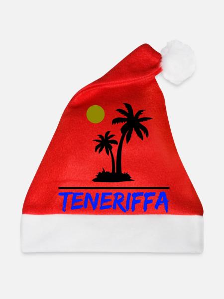 Teneriffa - Weihnachtsmütze - Rot