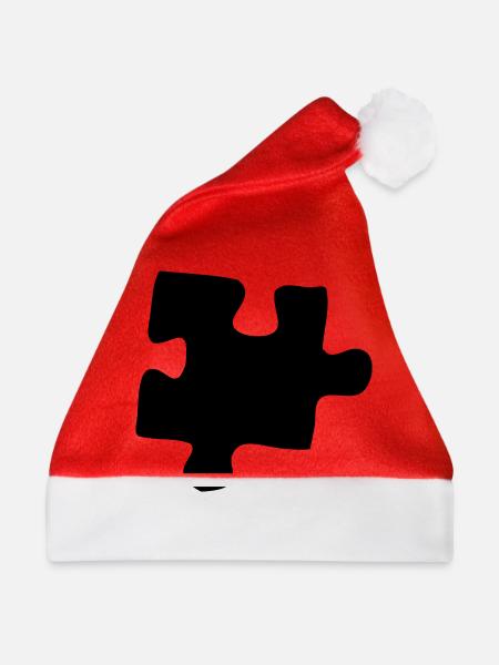 puzzle - Weihnachtsmütze - Rot