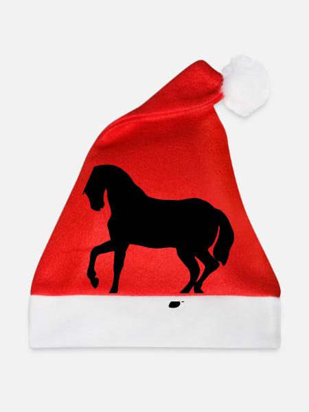 Süßes Pony - Weihnachtsmütze - Rot