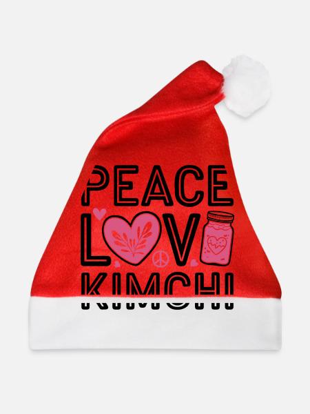 Statement für Kimchi-Fans - Weihnachtsmütze - Rot