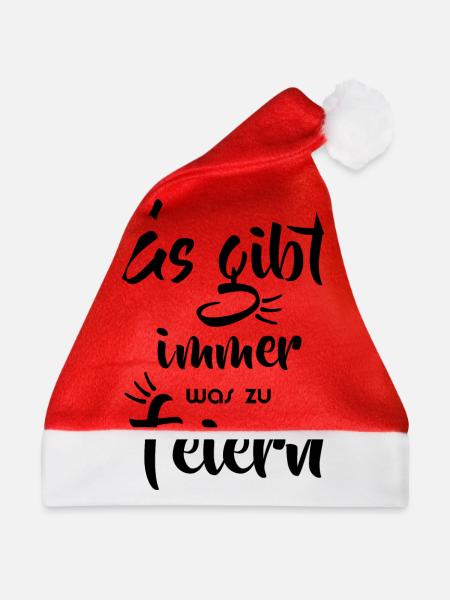 Party - Immer was zu feiern - Weihnachtsmütze - Rot