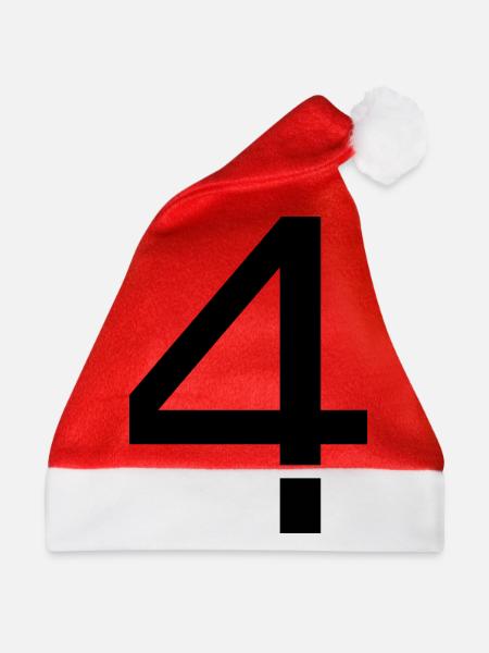 4 - Weihnachtsmütze - Rot