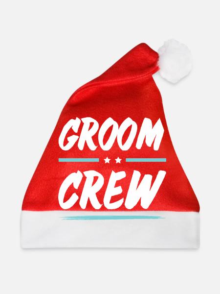 Groom Crew - Weihnachtsmütze - Rot