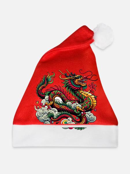dragon china - Weihnachtsmütze - Rot
