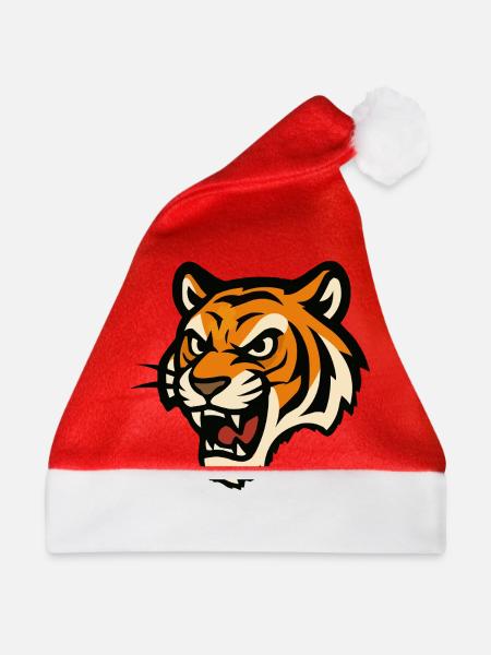tiger comic - Weihnachtsmütze - Rot
