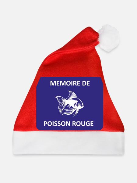 Goldfisch-Gedächtnis - Weihnachtsmütze - Rot