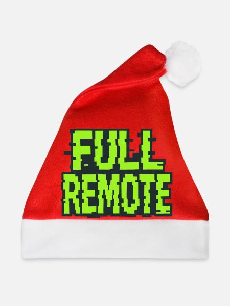 Vollständig remote: 100% Remote-Experte - Weihnachtsmütze - Rot
