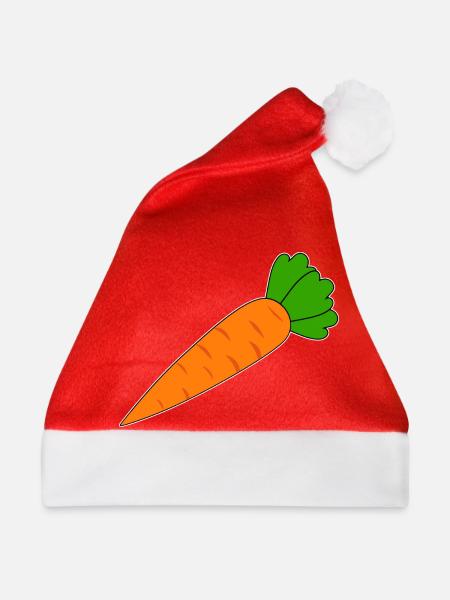 Karotte - Weihnachtsmütze - Rot