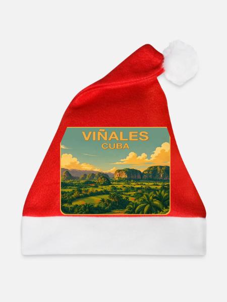 Vinales Kuba - Weihnachtsmütze - Rot