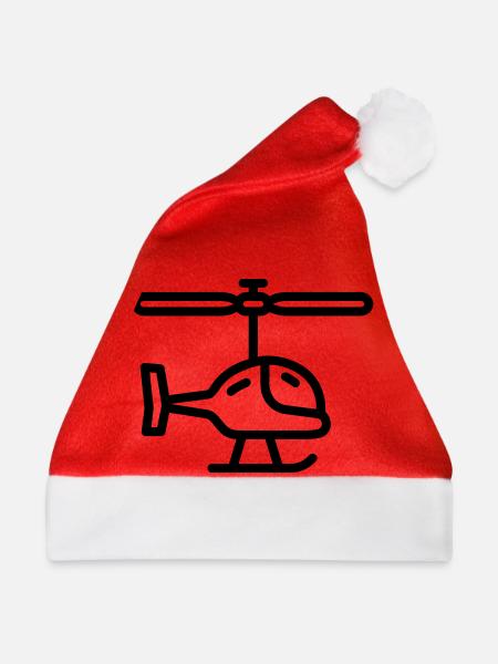 Gyrokopter - Weihnachtsmütze - Rot