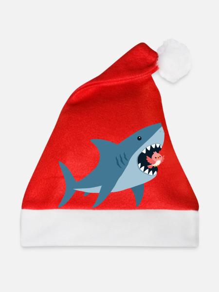 Hai - Weihnachtsmütze - Rot
