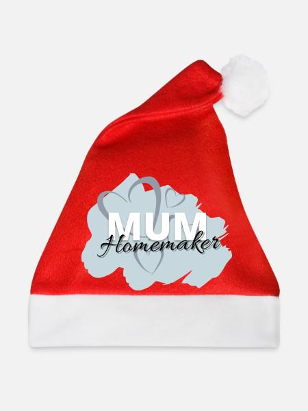 Mum Homemaker - Weihnachtsmütze - Rot