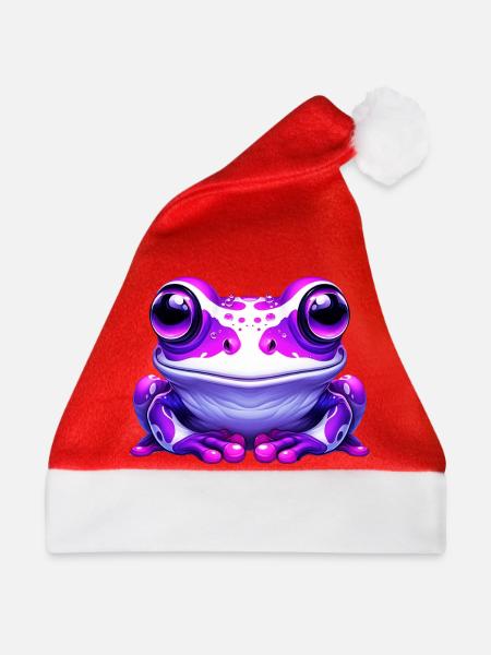 Frosch - Weihnachtsmütze - Rot