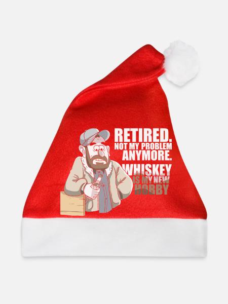 Whiskey Spruch Whiskeytrinker Whiskeyliebhaber - Weihnachtsmütze - Rot
