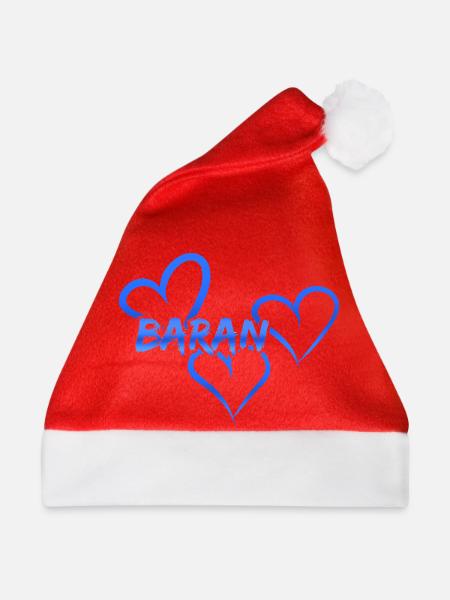 Baran als Baran - Weihnachtsmütze - Rot