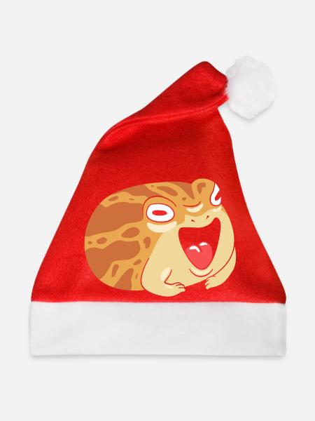 Frosch - Weihnachtsmütze - Rot